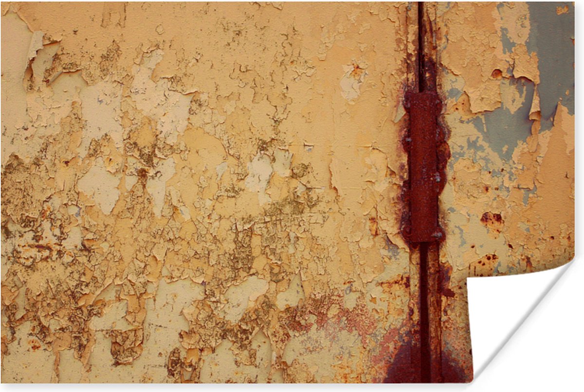 Poster Industrieel - Roest - Staal - IJzer - 90x60 cm