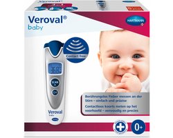 Veroval Baby 3-in-1 infrarood koortsthermometer – contactloze meting – voor het hele gezin