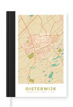 Notitieboek - Schrijfboek - Stadskaart - Kaart - Oisterwijk - Plattegrond - Notitieboekje klein - A5 formaat - Schrijfblok