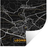 Stickers muraux - Or - Allemagne - Carte - Or - Plan de la ville - Carte - Leonberg - 30x30 cm - Feuille adhésive