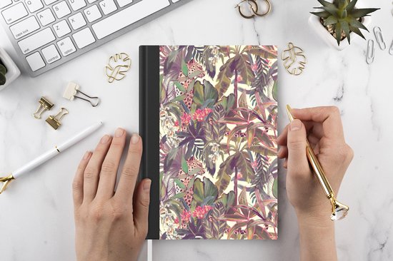 Carnet - Carnet - Jungle - Panthère - Motifs - Carnet - Format A5 - Bloc-notes