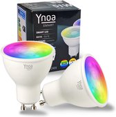 Set van 2 Ynoa Smart Spots White & Color Tones - GU10 LED spot - Zigbee 3.0 - Dimbaar - RGBW