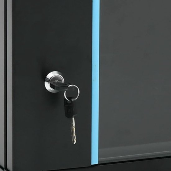 vidaXL Netwerkkast voor aan de muur 4U 19" IP20 600x450x285 mm van vidaXL — afbeelding 3