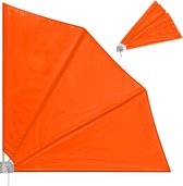 Detex Balkon Zonnescherm - 140x140cm Opvouwbaar - Oranje