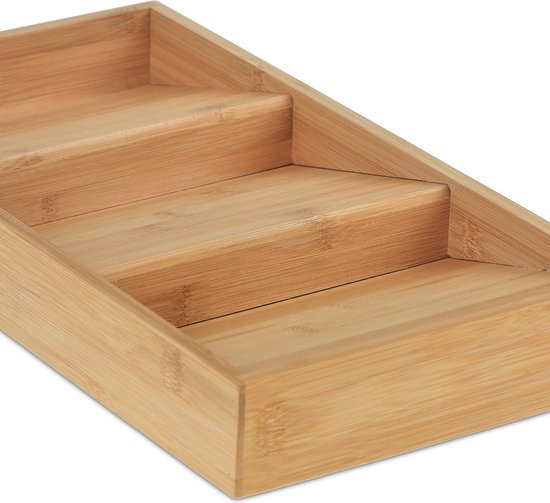 Relaxdays 2x étagère à épices horizontale - organisateur d'épices - étagère à pots à épices - étagère à épices