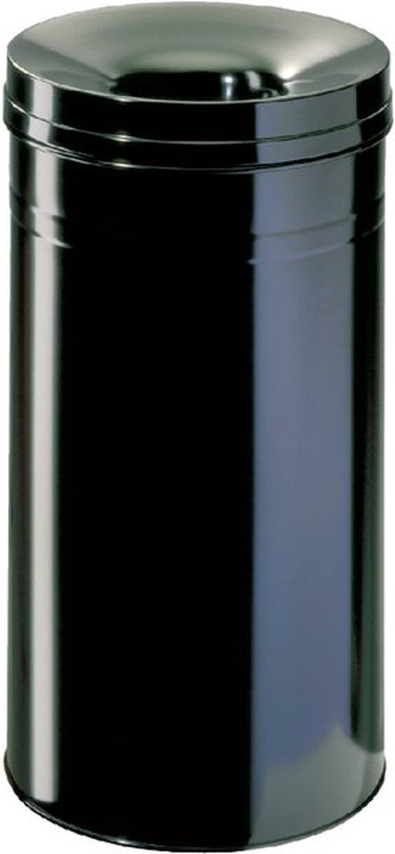 Durable Safe+ vuilnisbak - 60 liter - Zwart - Brandveilig