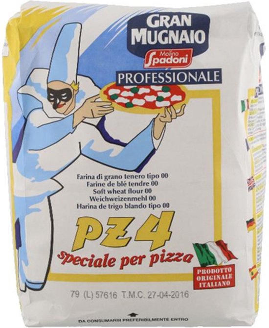 Farine de blé pour pizza type 00 - SPADONI - Sac de 5 kg