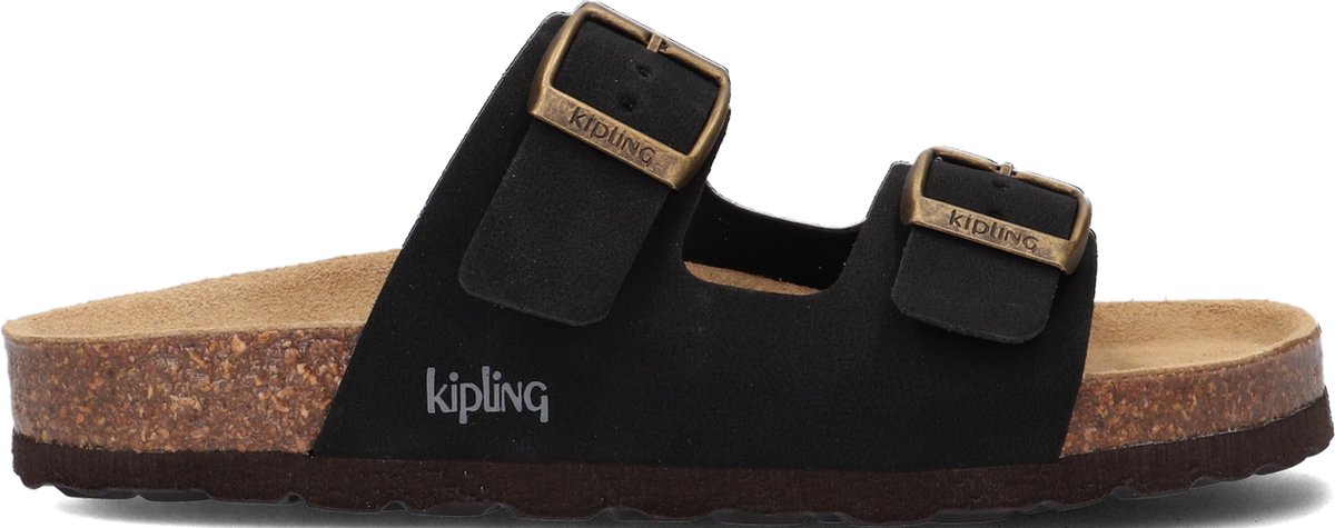 Kipling Sunset 5 Slippers - Jongens - Zwart - Maat 28