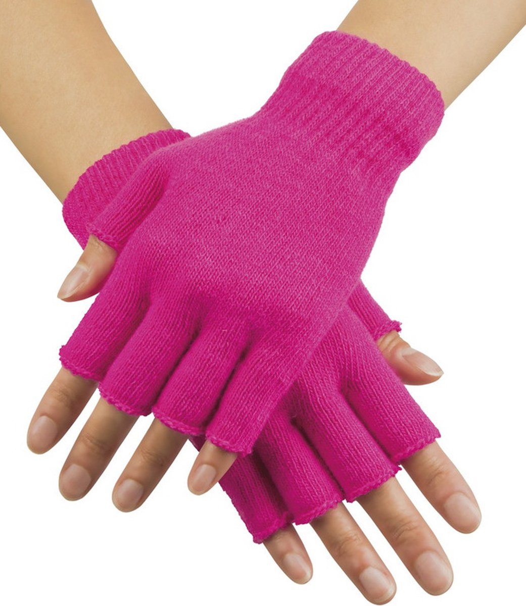 Ontslag krijgen Controverse Boland - Paar Vingerloze handschoenen Roze,Neon - Volwassenen - Unisex -  Hippie | bol.com