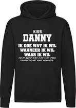 Danny | verjaardagkado | verjaardag kado | cadeau | grappig | jarig | Unisex | Trui | Sweater | Hoodie | Capuchon | Zwart