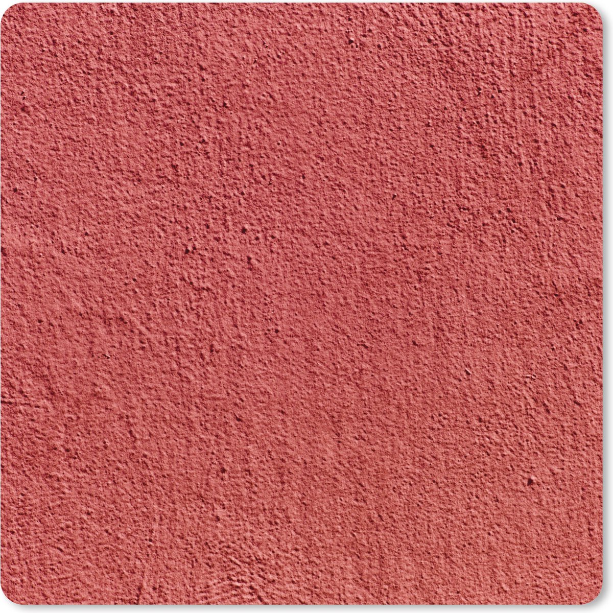 Muismat XXL 80x80 cm - Bureau onderlegger - Bureau mat Beton - Muur - Rood - Bureaumat - Gaming mousepad xl - Bureaulegger groot - Computer deskmat