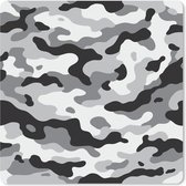 Muismat 80x80 cm - Bureaumat kantoor - Computer en desktop accessoires - Muis en bureau mat onderlegger - Camouflage bureaulegger xl - Mousepad xxl voor kantoorinrichting - Kantoorartikelen decoratie - Muismatten office desk anti slip