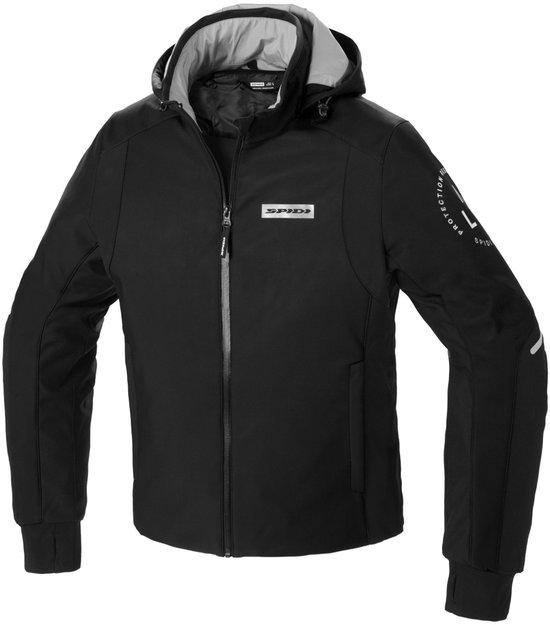 Spidi Armor H2Out Black White Motorcycle Hoodie 2XL - Maat - Jas