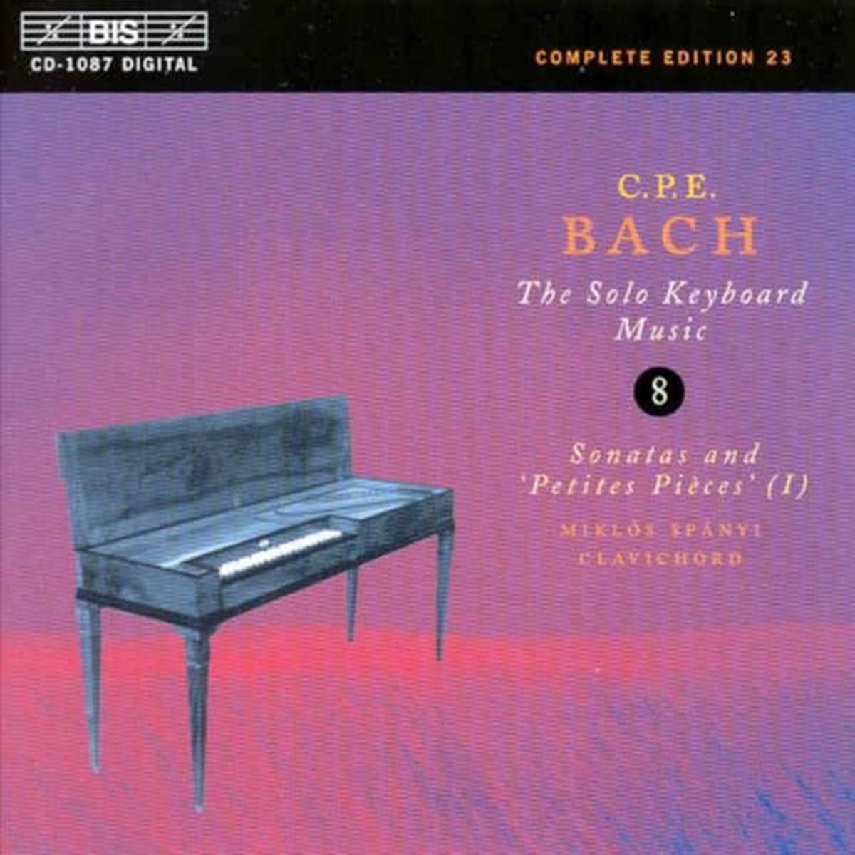 Miklós Spányi - C.P.E. Bach: Solo Keyboard Music Vol 8 (CD)
