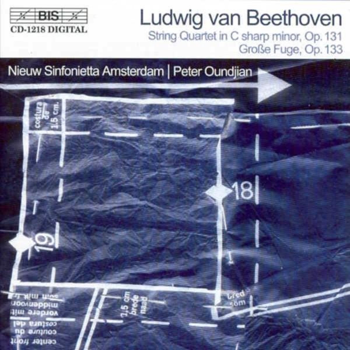 Nieuw Sinfonietta Amsterdam, Peter Oundjian - Beethoven: Grobe Fuge In B Flat Major (CD)