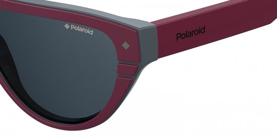 Polaroid Zonnebril 6087 Fsf/c3 Dames Bordeaux Met Grijze Lens van Polaroid — afbeelding 2