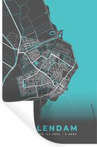 Stickers Stickers muraux - Volendam - Carte - Carte - Plan de la ville - 60x90 cm - Feuille adhésive