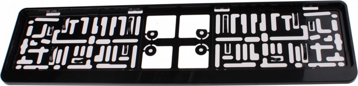 kentekenplaathouder 52 x 11 cm zwart