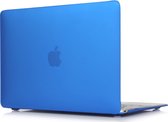 Mobigear Laptophoes geschikt voor Apple MacBook Air 11 Inch (2010-2016) Hoes Hardshell Laptopcover MacBook Case | Mobigear Matte - Donkerblauw - Model A1370 / A1465