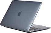 Mobigear - Laptophoes geschikt voor Apple MacBook Air 13 Inch (2018-2020) Hoes Hardshell Laptopcover MacBook Case | Mobigear Glossy - Zwart - Model A1932 / A2179 / A2337