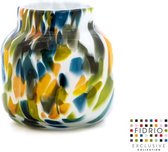 Design Vaas Bloom - Fidrio COLORI - glas, mondgeblazen bloemenvaas - hoogte 15 cm