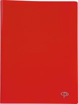 Pergamy , pour ft A4, avec 50 sachets transparents, rouge