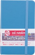 Schetsboek tac 9x14 140g lichtblauw | Krimp a 1 stuk | 5 stuks