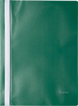 Pergamy snelhechtmap, ft A4, PP, pak van 25 stuks, groen 16 stuks
