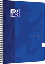 Oxford Touch - Schrijfblok - A4 - Gelijnd - 140 pagina's - 90g - soft cover - blauw