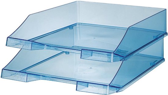 Han brievenbakje C4 transparant blauw