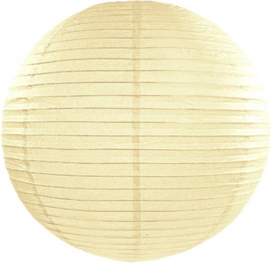 Luxe bol lampion ivoor 50 cm