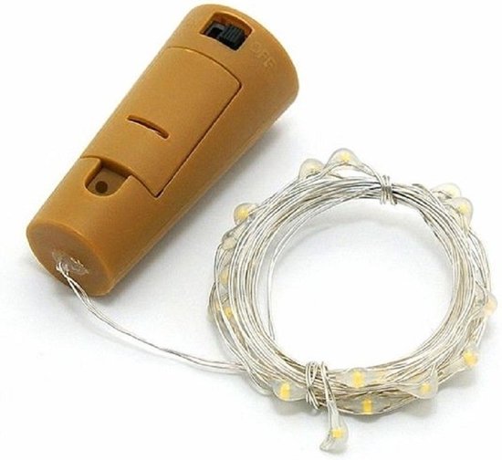 Led lichtsnoer voor wijnfles (3 stuks)