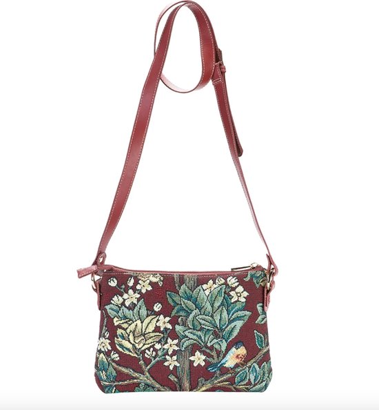 Sac bandoulière - Art - Arbre de Life Rouge - William Morris