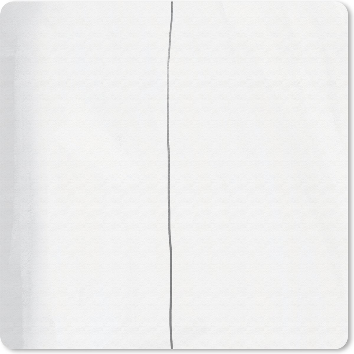 Muismat - Mousepad - Abstract - Lijn - Design - Taupe - 30x30 cm - Muismatten