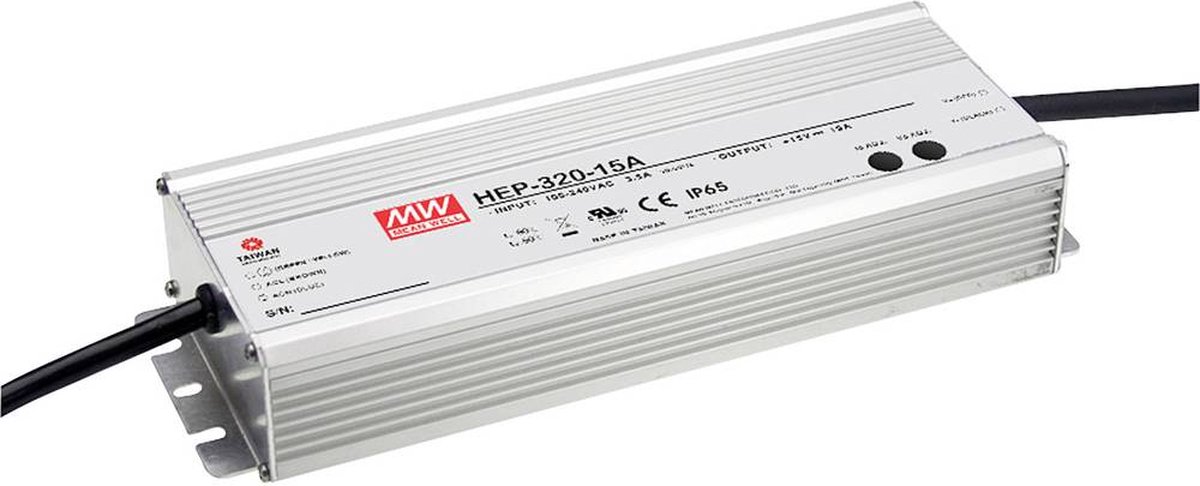 Mean Well HEP-320-24A Industriële netvoeding 24 V/DC 13.34 A 320 W