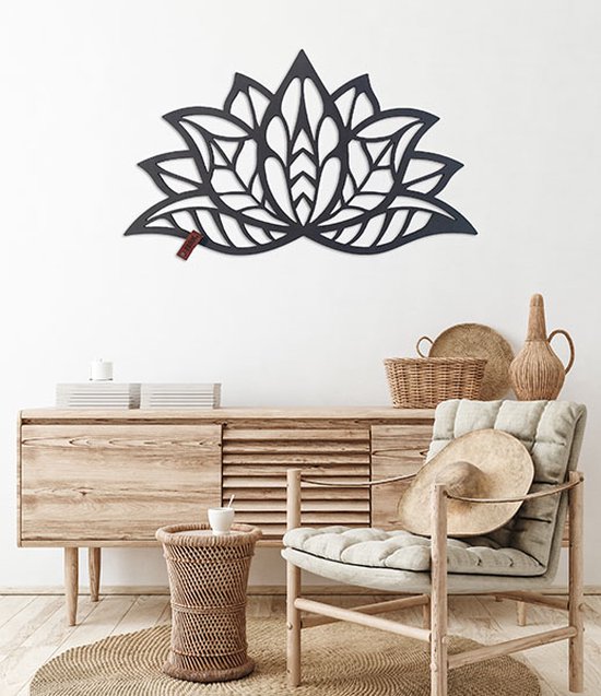 FBRK. Geometrische Boho Lotus - Wood