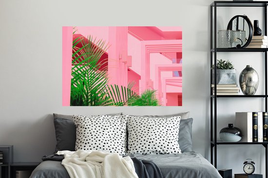 Stickers muraux - Été - Plantes - Jardin - 120x80 cm - Film adhésif