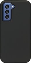 ADEL Siliconen Back Cover Softcase Hoesje Geschikt voor Samsung Galaxy S21 FE - Zwart
