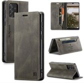 Hoesje geschikt voor Samsung Galaxy A33 5G - Wallet Book Case - Magneetsluiting - met RFID bescherming - Bruin