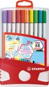 NOUVEAU - Feutres à brosse de qualité supérieure - STABILO Pen 68 Brush - ColorParade 20 couleurs