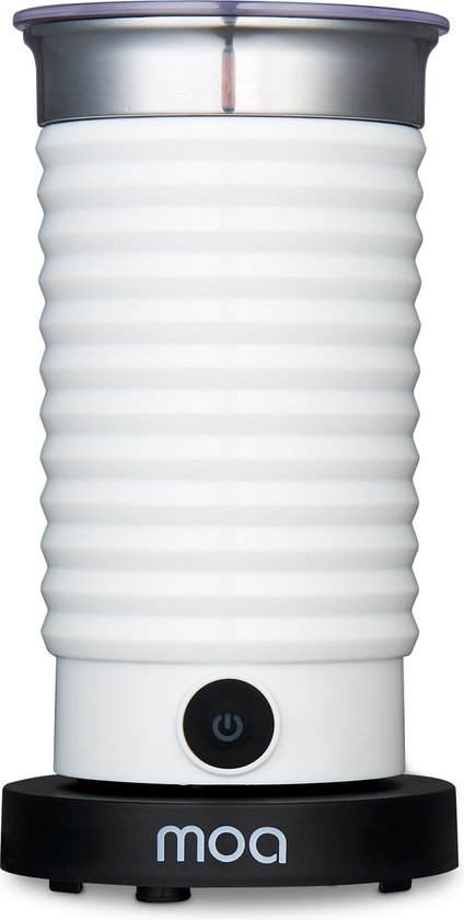 MOA Melkopschuimer Elektrisch - BPA vrij - Voor Opschuimen en Verwarmen - Wit - MF4WN
