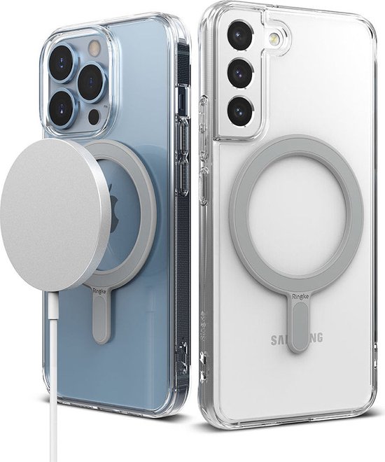 Ringke Magnetic Plate MagSafe Magneet Sticker Telefoonhoesjes Grijs