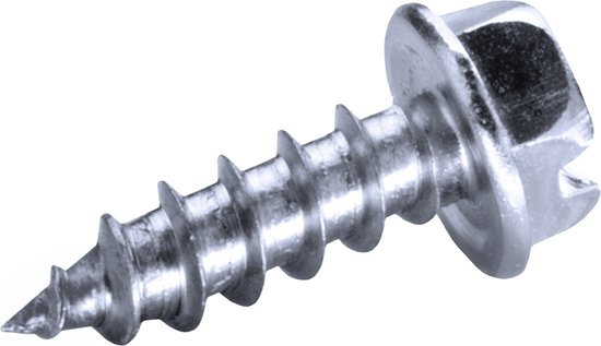 Verzinkte plaatschroeven verzonken kop 4,2 x 16 mm