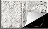 KitchenYeah® Inductie beschermer 76x51.5 cm - Cover Louis Couperus - schilderij van Jan Toorop - Kookplaataccessoires - Afdekplaat voor kookplaat - Inductiebeschermer - Inductiemat - Inductieplaat mat