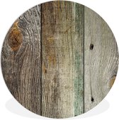 WallCircle - Wandcirkel ⌀ 150 - Hout - Plank - Design - Ronde schilderijen woonkamer - Wandbord rond - Muurdecoratie cirkel - Kamer decoratie binnen - Wanddecoratie muurcirkel - Woonaccessoires