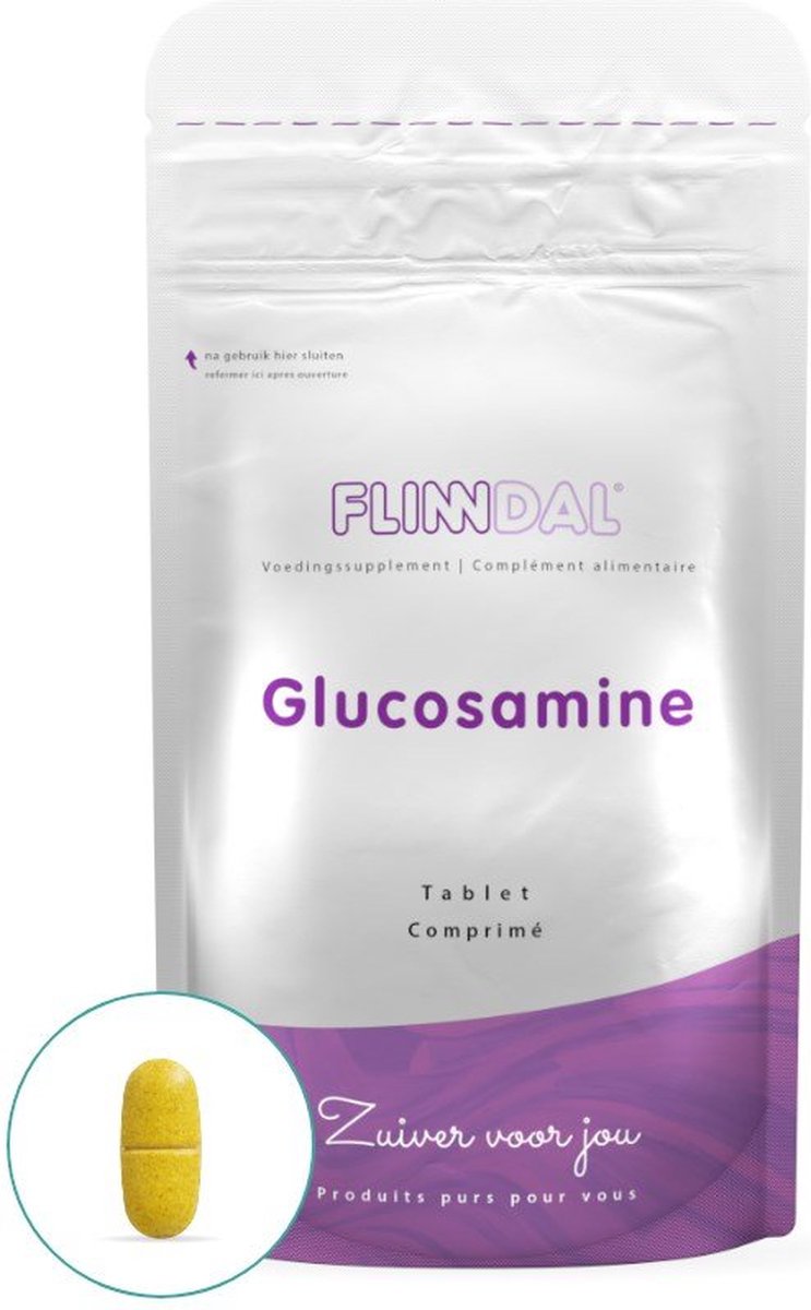 Goedkoopste Flinndal Glucosamine Tabletten - Met Curcumine - Voor de Gewrichten - 180 Tabletten