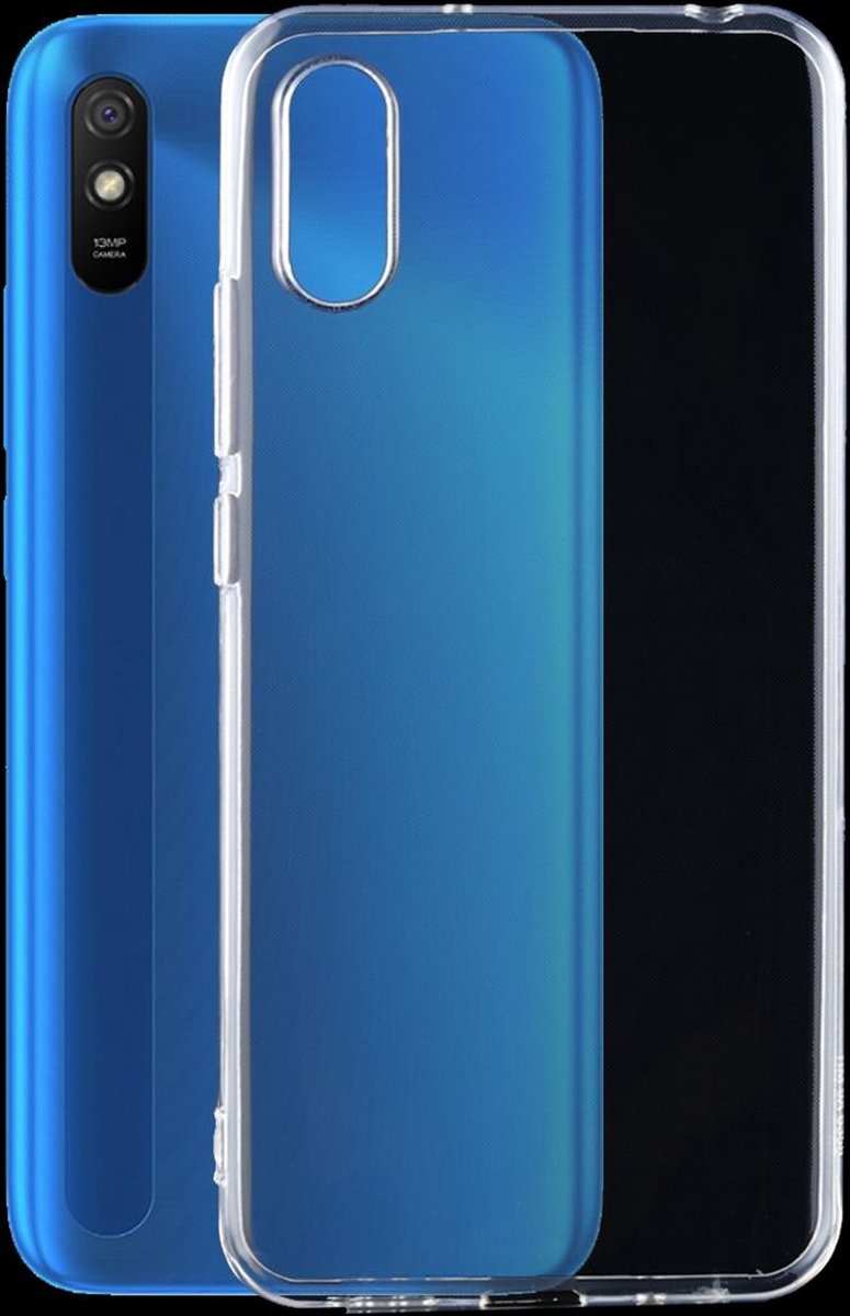 Mobigear Doorzichtig Hoesje geschikt voor Xiaomi Redmi 9A Telefoonhoesje Flexibel TPU Extra Dun | Mobigear Ultra Thin Backcover | Doorzichtig Telefoonhoesje Redmi 9A | Redmi 9A Case | Back Cover - Transparant