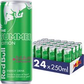 Red Bull - Green Edition Energy Drink - Boisson énergisante gazeuse au goût de cactus - 24 x 25 cl - Pack économique