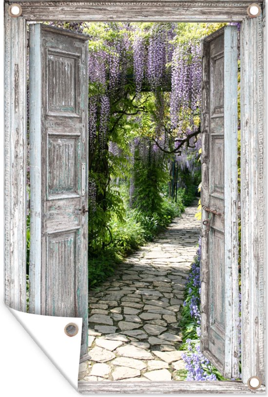 Tuinposters - Tuindecoratie - Bloemen - Bomen - Natuur - 120x180 cm - Tuin  decoratie -... | bol.com