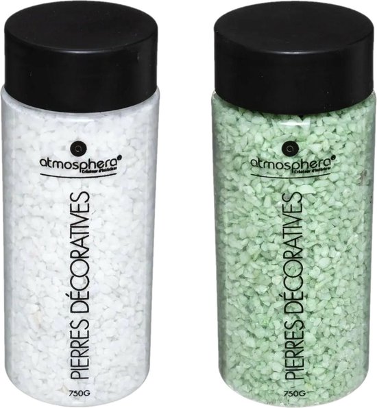 Decoratieve steentjes wit 750g